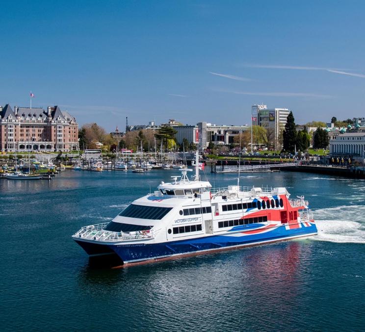 The FRS Clipper Ferry in the Inner Harbour | Victoria, BC