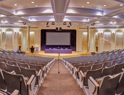 inside a theatre