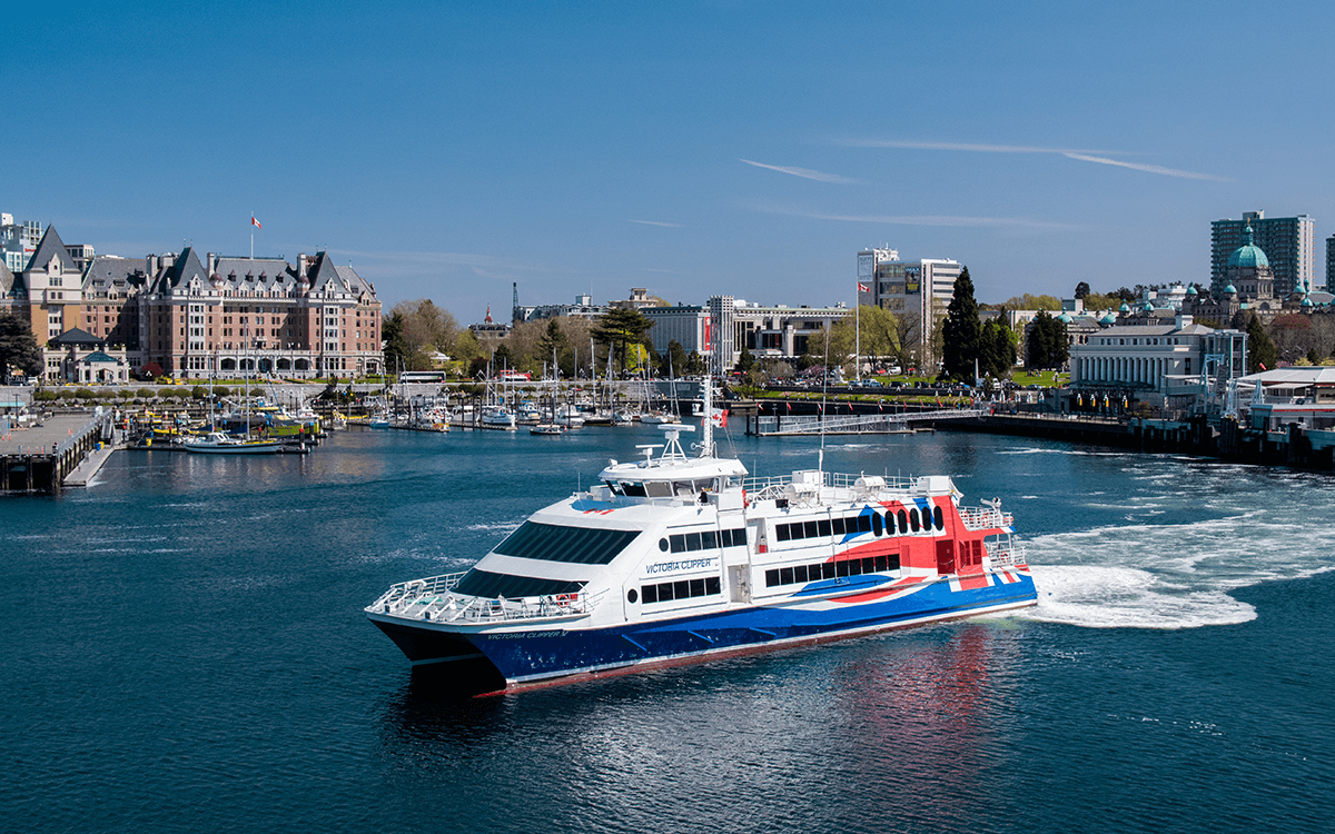 ferry in the inner harbour