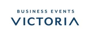 Business Events Victoria White Logo