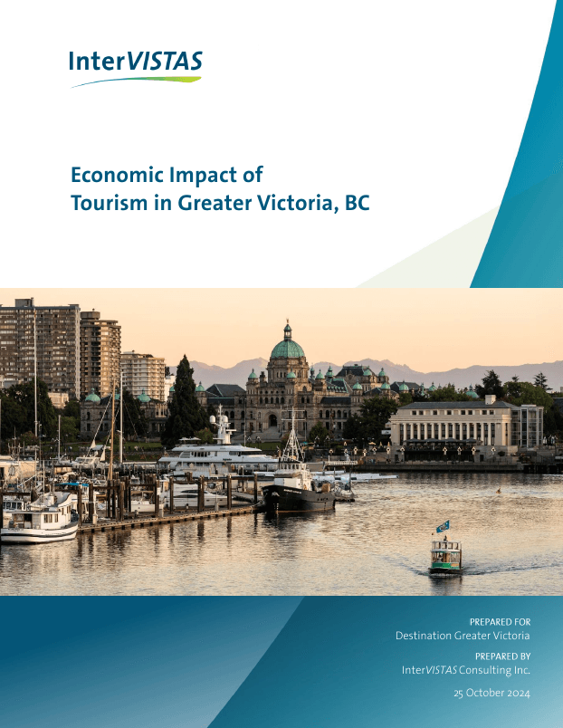 Economic Impact of Tourism in Greater Victoria, BC, October 2024 cover